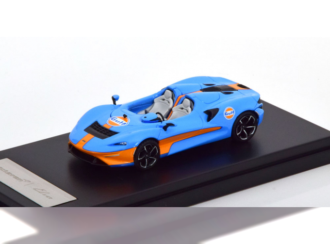 MCLAREN Elva Gulf, light blue/orange