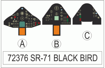 Фототравление для SR-71 Blackbird