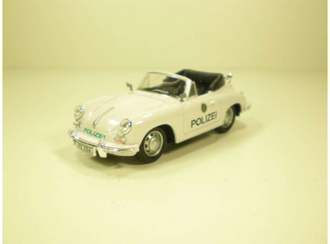 PORSCHE 356B Cabriolet Polizei, 251PD 1:43, белый