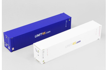 Комплект контейнеров Unit 45 - 2 шт, синий/белый