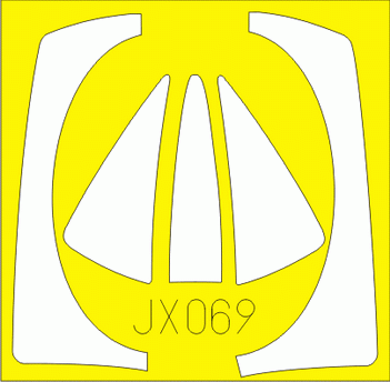 Окрасочная маска Американский истребитель F-100D SUPER SABRE