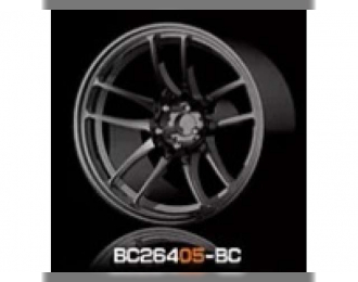 ABS Wheel & Rim set, black chrome