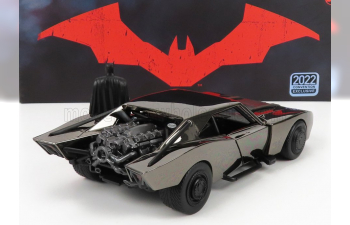 BATMAN Batmobile With Figure 2022 - The Batman Movie, Chrome