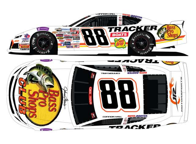 Chevrolet #88 Connor Hall *Bass Pro Shops*, white 2025