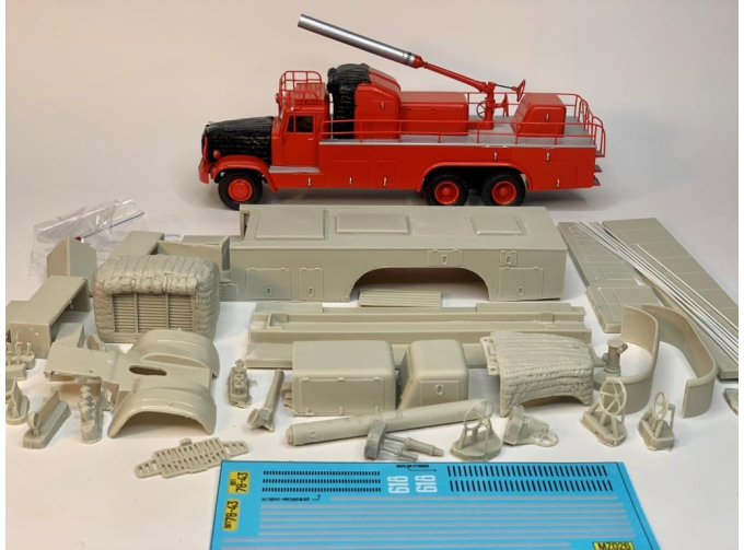 Набор для конверсии Пожарный автомобиль ПНС (Пожарно насосная станция) ЯАЗ 219 (Зимний)