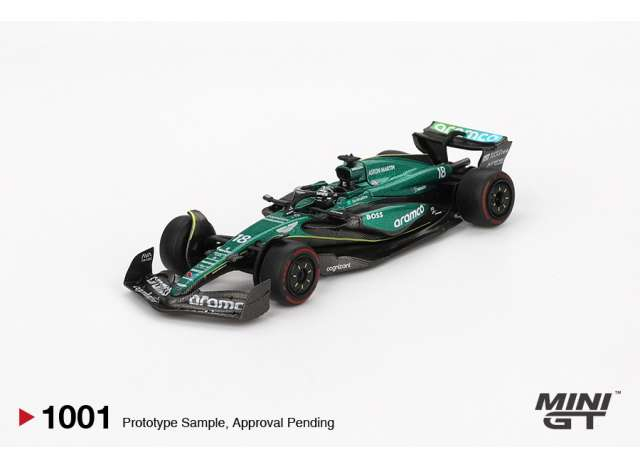 Aston Martin AMR24 #18 Lance Stroll Bahrain GP, green 2024