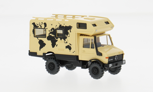 MERCEDES-BENZ Unimog U 1700 L (1975), beige/black