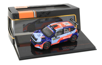 HYUNDAI I20 N Rally2 Team Hyundai Motorsport №31 Rally Montecarlo (2025) Eric Camilli - Thibault De La Haye, 2 Tone Blue White