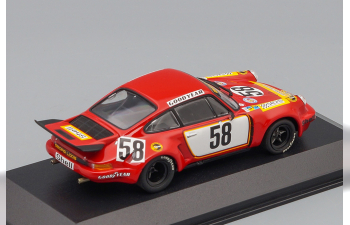 PORSCHE 911 Carrera Rsr Gelo Fitzpatrick 24h Le Mans #58 (1975), red / white