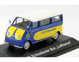 DKW Schnellaster Lufthansa, blue yellow white