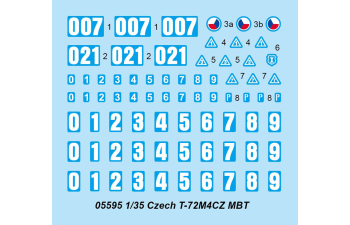 Сборная модель Чешский ОБТ Т-72M4CZ
