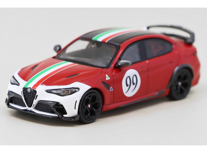 ALFA ROMEO Giulia GTAm Rosso GTA #99 Centro Stile Livery, red / white