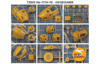 Маска окрасочная Heinkel He-111H-16 (HASEGAWA #00789) + маски на колеса