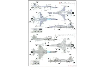 Сборная модель Northrop F-5E Tiger II Early Version