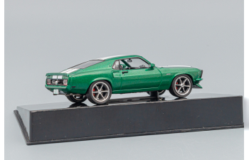 FORD Mustang Custom (1969), green metallic white