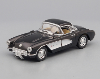 CHEVROLET Corvette (1957), black / white