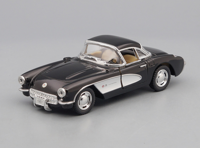 CHEVROLET Corvette (1957), black / white