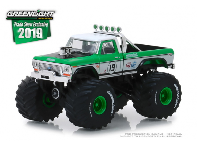 FORD F-250 Monster Exclusive 2019, green / white