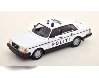 VOLVO 240 Gl Politi Denmark Police 1986, White