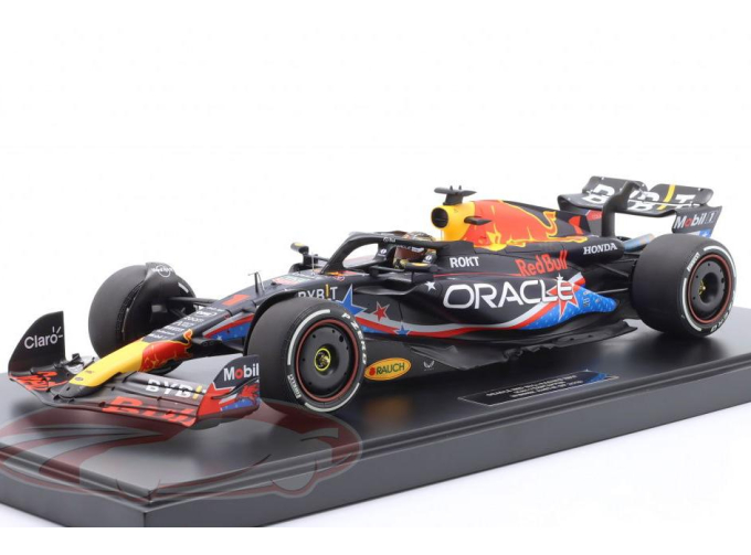 RED BULL Racing RB19 #1 Oracle Red Bull Racing Winner USA GP (Austin) / Formula 1 World Champion Max Verstappen (2023)