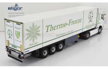 VOLVO Fh4 Truck Semi-frigo Thermo-freeze Transport (2020), White Green