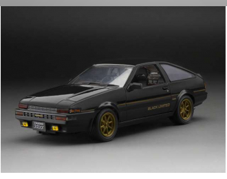 TOYOTA Sprinter Trueno (AE86) (1986), black/gold