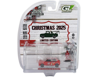 VOLKSWAGEN Golf GTI Widebody with Race Car Figure *Christmas 2025 Limited Edition* (1975), red