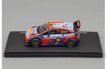 HYUNDAI i20 Coupe WRC Winner Rally Korsika, Neuville / Gilsoul (2019), blue / red