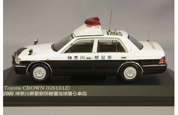 TOYOTA  Crown (GS151Z) *Police Car Kanagawa* (2000), black / white 