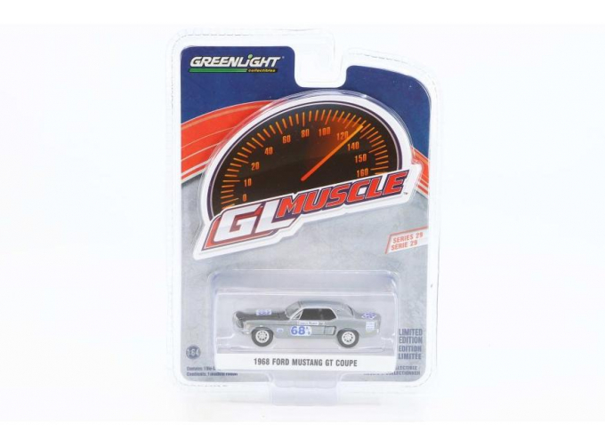 FORD Mustang GT #68 Charlie Henry (1968), silver
