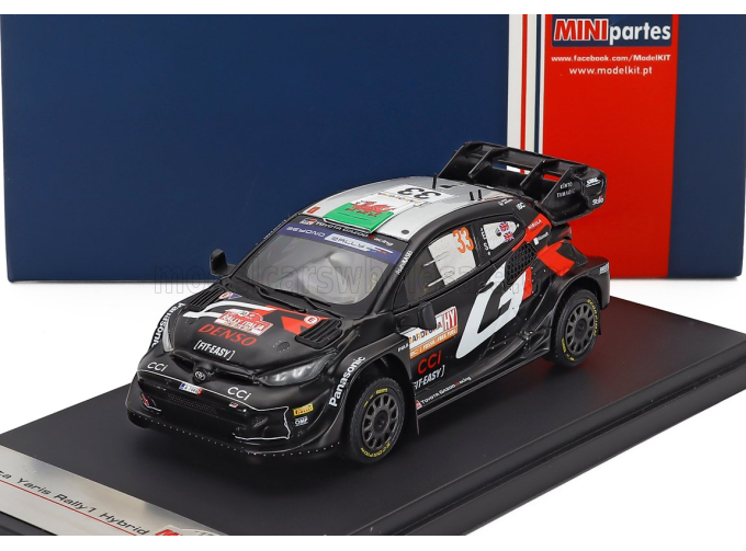 TOYOTA Yaris Gr Rally1 Hybrid Team Toyota Gazoo Racing Wrt №33 4th Rally Sardinia 2024 Elfyn Evans - Scott Martin, Matt Black