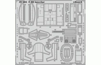 Фототравление для F-80 interior S.A.