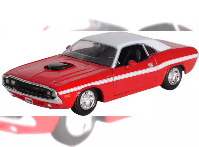 DODGE Challenger R/T Coupe (1970), red/white