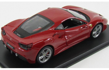 FERRARI 488 Gtb (2015) - Con Vetrina - With Showcase, Red