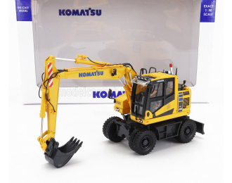 KOMATSU Pw148 Ruspa Gommata - Tractor Scraper, Yellow Black
