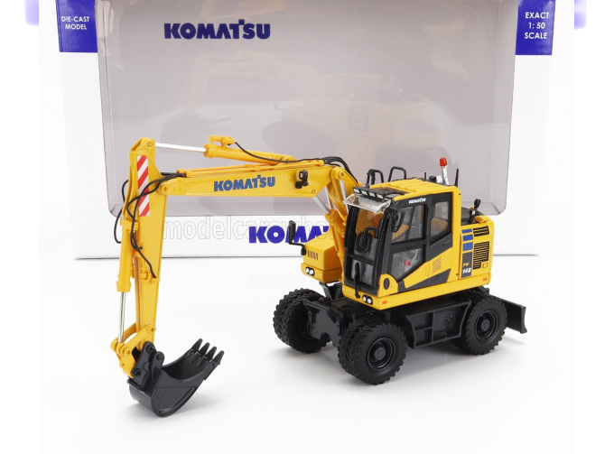 KOMATSU Pw148 Ruspa Gommata - Tractor Scraper, Yellow Black