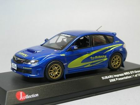 SUBARU Impreza WRX STi WORKS COLOR 2008, blue yellow