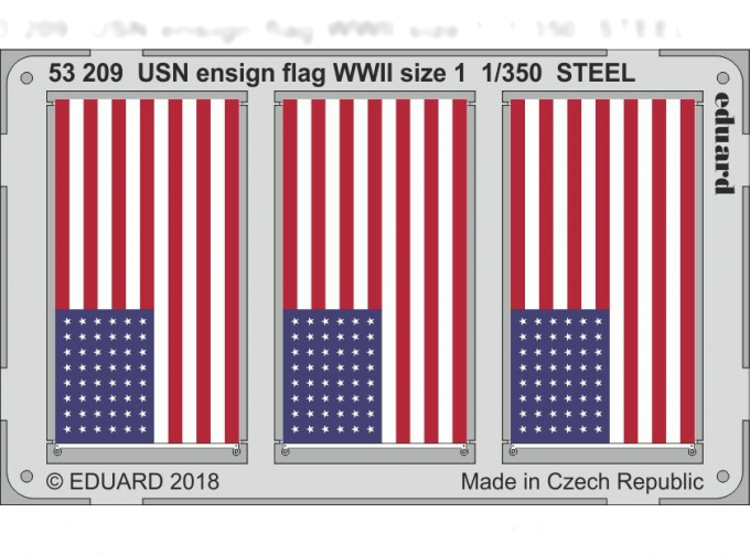 Фототравление USN флаги, Вторая Мировая, размер 1, сталь0