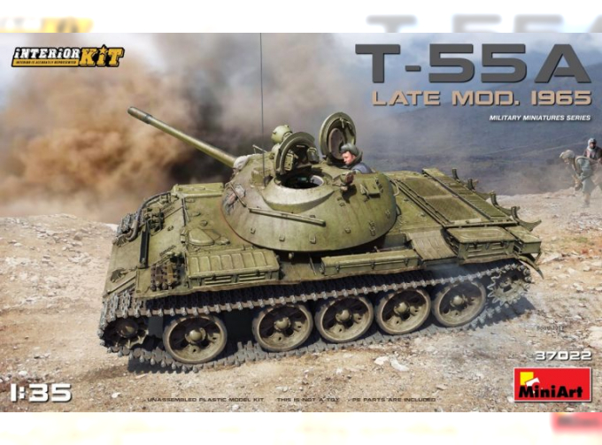 Сборная модель Танк Т-55A LATE MOD. 1965 INTERIOR KIT