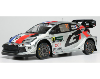 TOYOTA GR YARIS RALLY1 TEAM TOYOTA GAZOO RACING №17 3rd RALLY SAUDI ARABIA WORLD CHAMPION (2025) SEBASTIAN OGIER - VINCENT LANDAIS