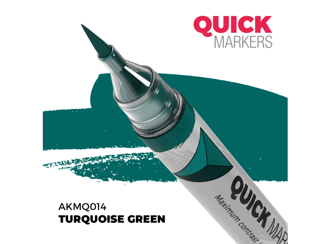 Маркер QUICK MARKER - Бирюзово-зелёный / Turquoise Green
