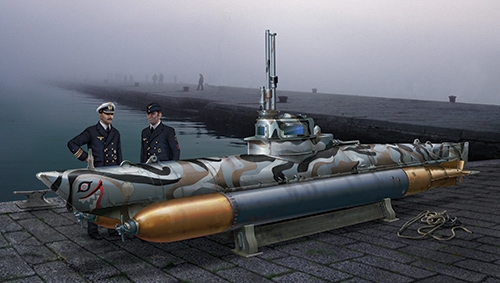 Сборная модель Biber Midget Submarine