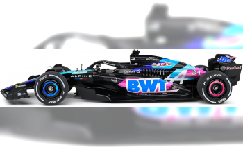 ALPINE F1 A524 Team BWT Alpine №31 Presentation Season Esteban Ocon (2024), Black Blue Pink