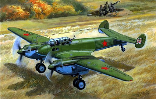 Сборная модель Самолет ЯК-2