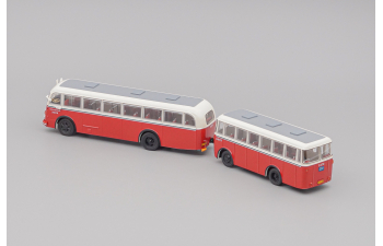 Автобус SKODA 706 RO Beijing Bus, red / beige