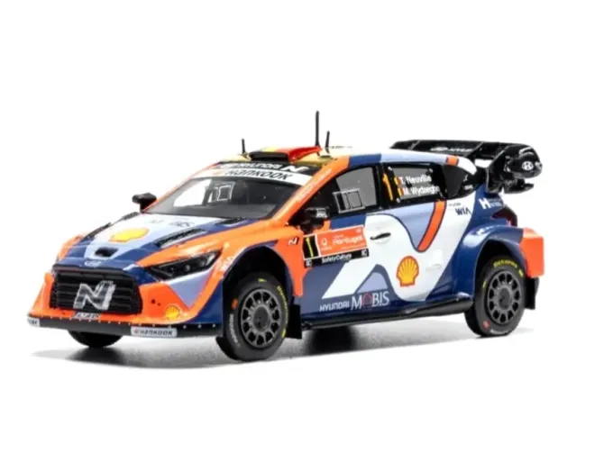 HYUNDAI i20 N RALLY1 TEAM SHELL MOBIS WRT N 1 4th RALLY PORTUGAL (2025) THIERRY NEUVILLE - MARTIJN WYDAEGHE