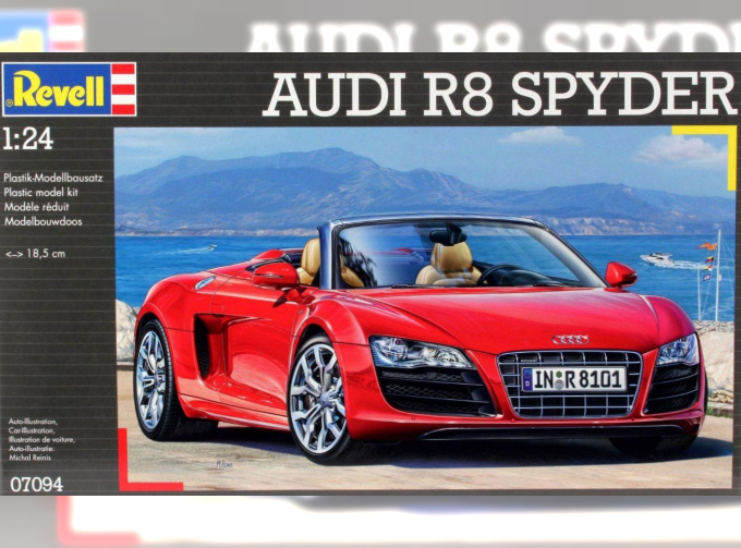 Сборная модель Легковой автомобиль Audi R8 Spyder