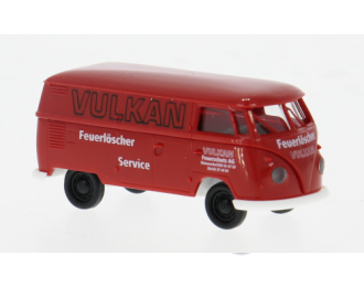 VOLKSWAGEN T1b Kasten Vulkan (1960), red