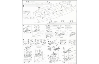 Сборная модель Sea Way Model (EX) Series IJN Aircraft Carrier Amagi