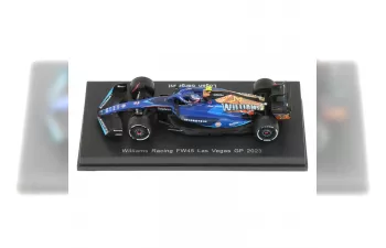 WILLIAMS F1 Fw45 Team Williams Racing Gulf №2 Las Vegas Usa Gp (2023) Logan Sargeant, Blue Black Gold